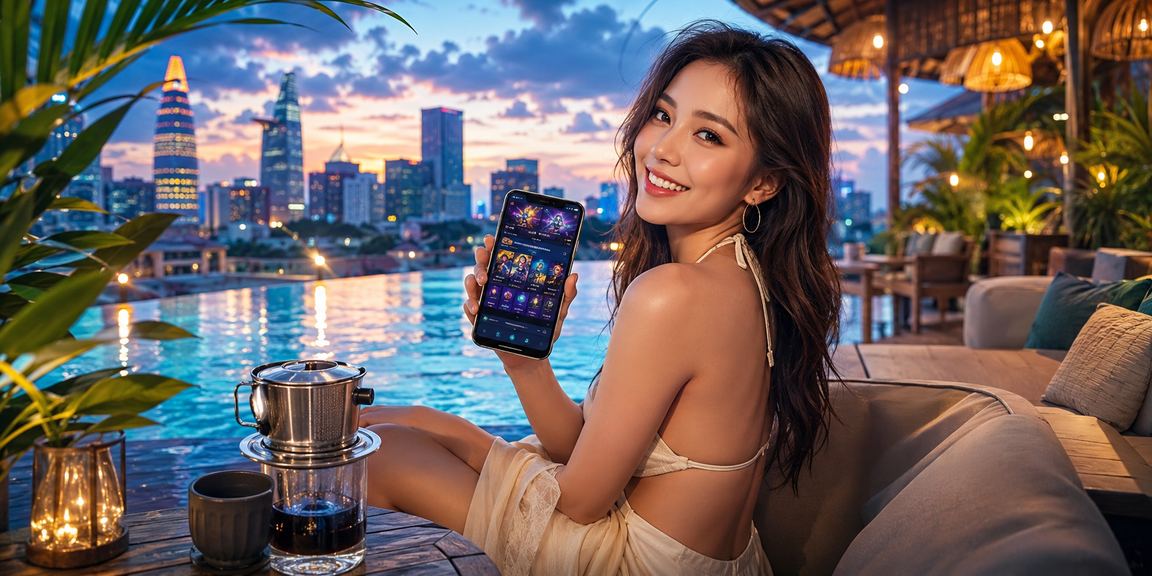 Người dùng TP.HCM theo dõi esports và đặt cược qua điện thoại tại quán cà phê