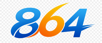 864